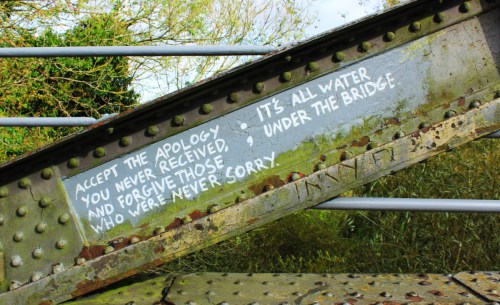 October graffiti at Costessey