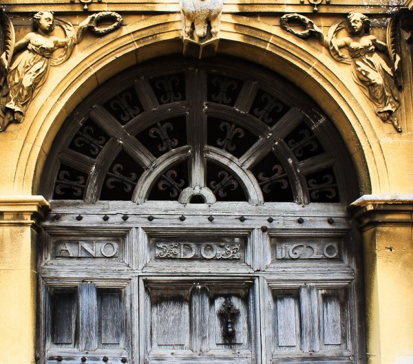 Dated Door at Blickling Hall