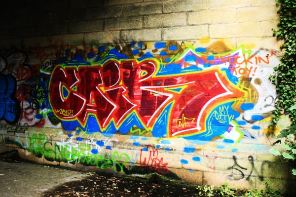 Graffiti on Marriots Way