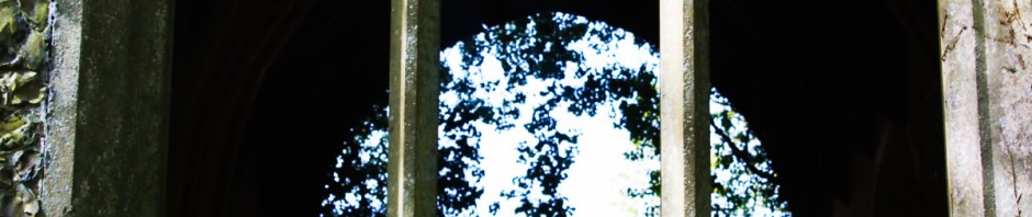 cracked church window